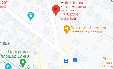Hotel Jeravna Bankya Location